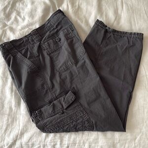 American Eagle 12 R Charcoal Grey Cargo Joggers